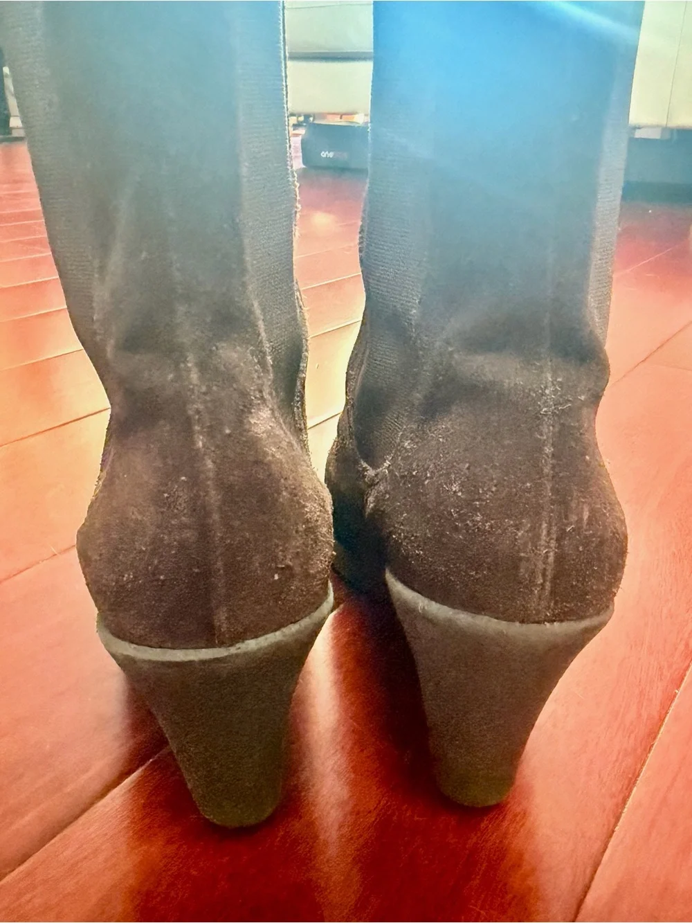 Banana Republic Dark Brown Suede Chelsea Ankle Boots